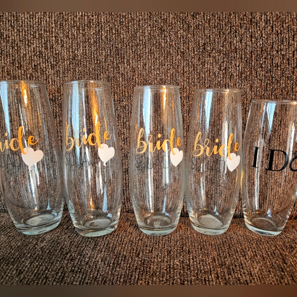 Bride Squad Flutes